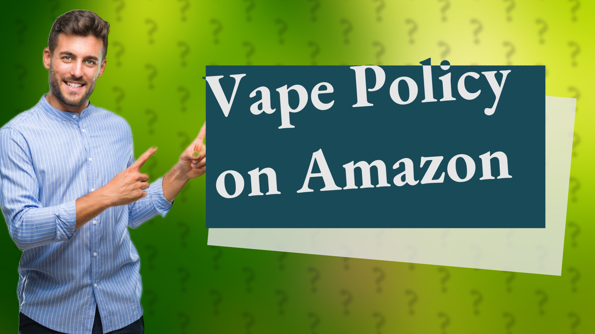 Vape Policy on Amazon