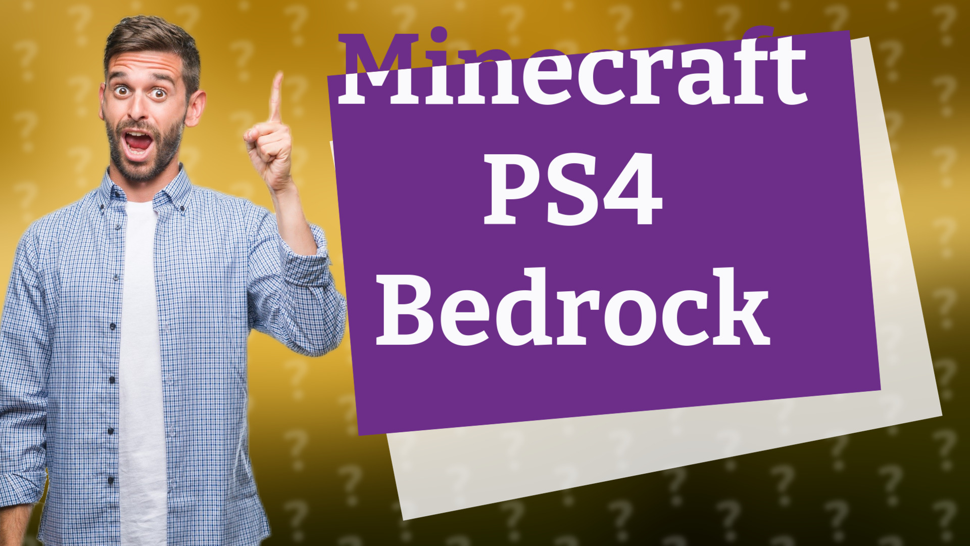 Minecraft PS4 Bedrock