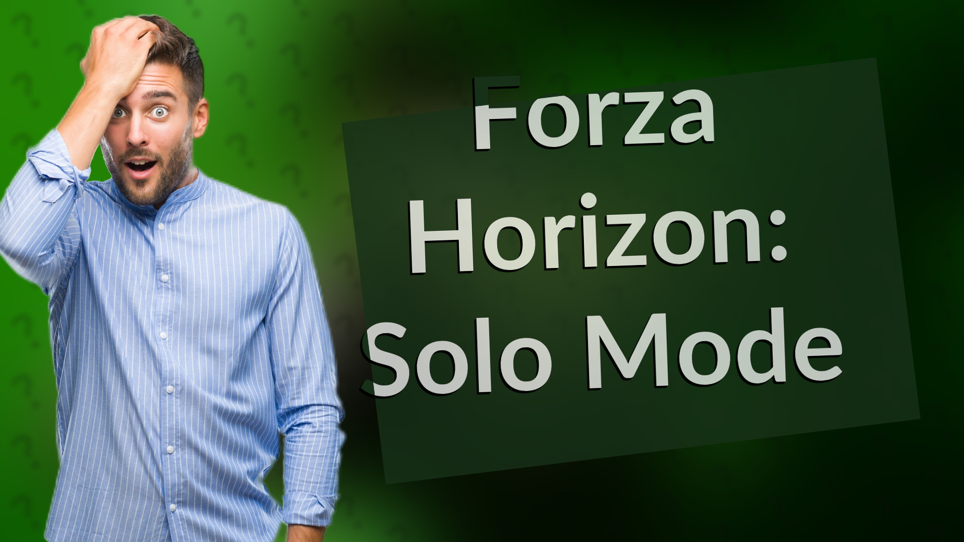 Forza Horizon: Solo Mode