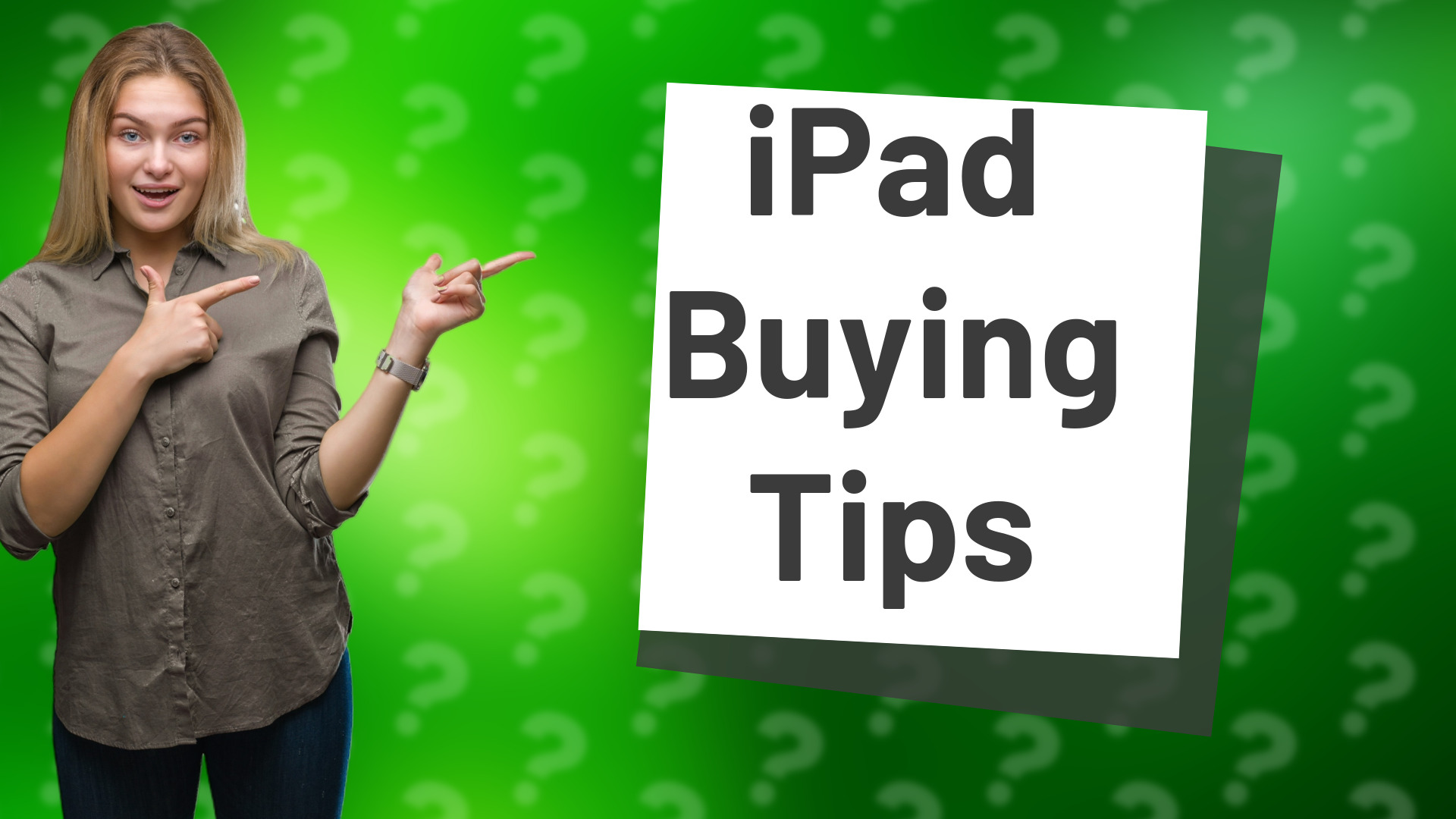 iPad Buying Tips