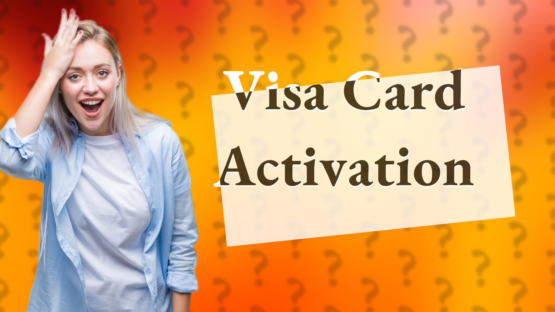 Visa Card Activation