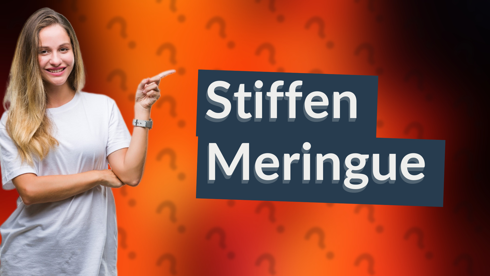 Stiffen Meringue