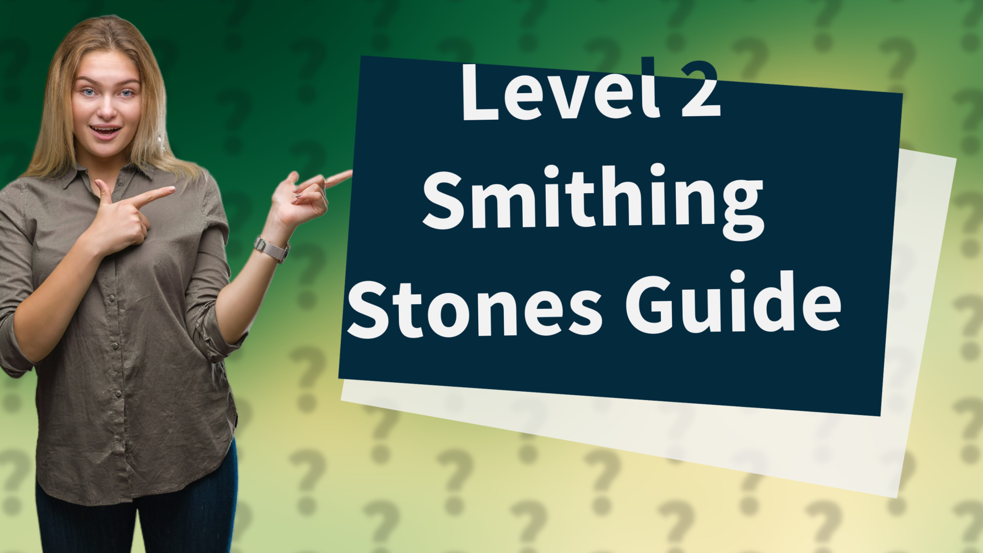 Level 2 Smithing Stones Guide