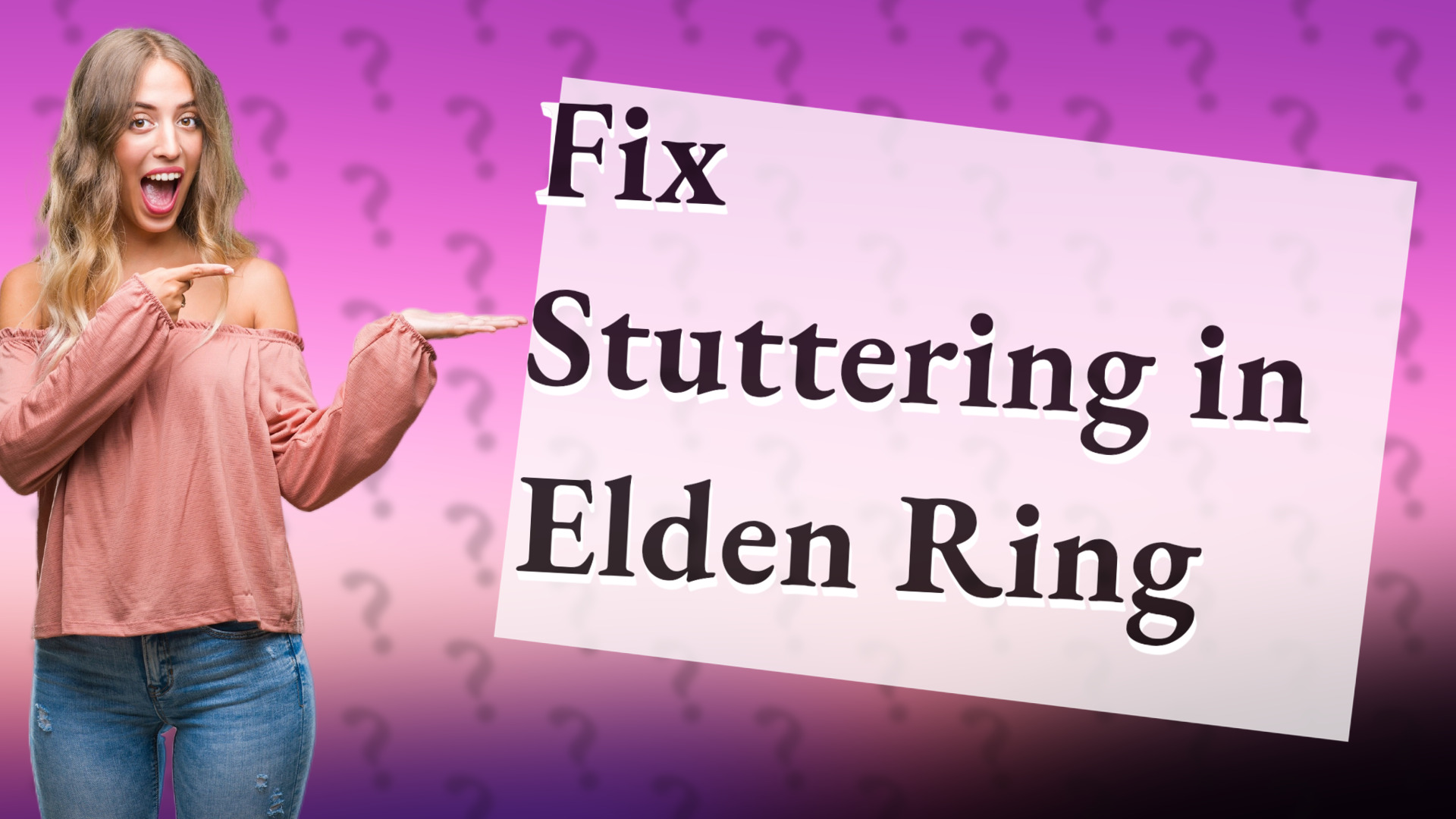 Fix Stuttering in Elden Ring