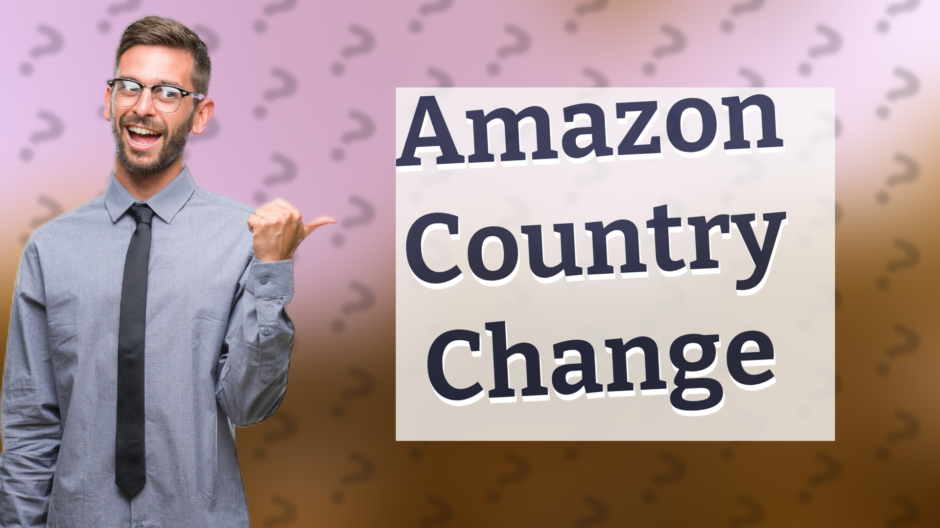 Amazon Country Change