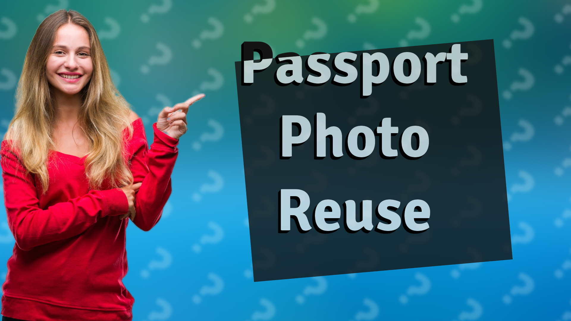 Passport Photo Reuse