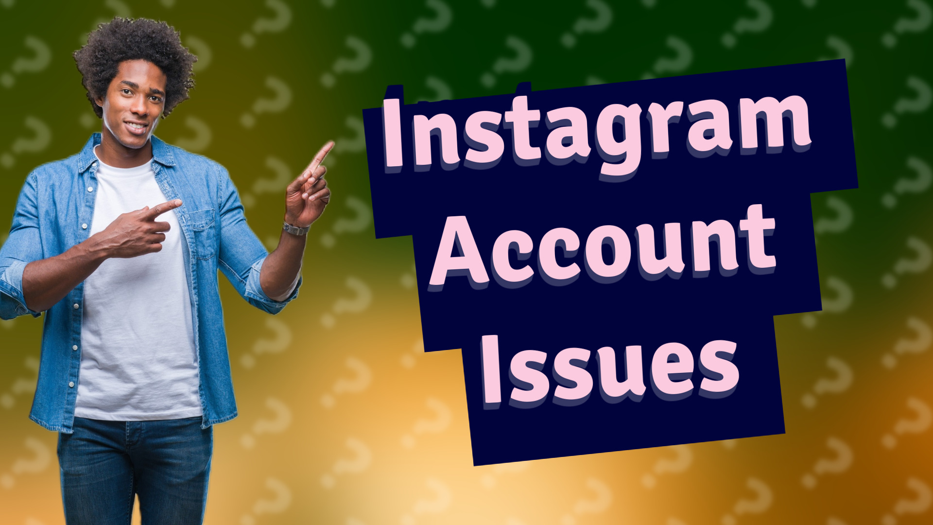 Instagram Account Issues