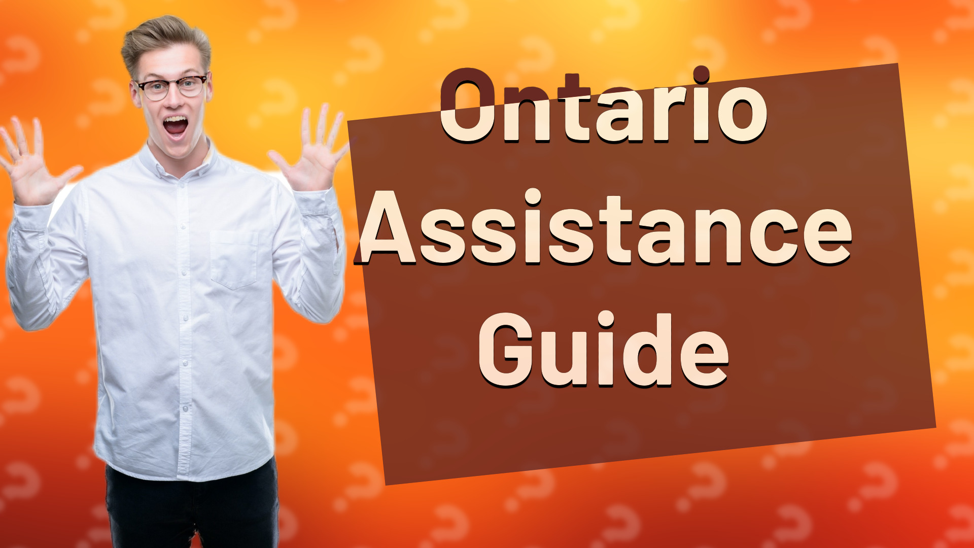 Ontario Assistance Guide