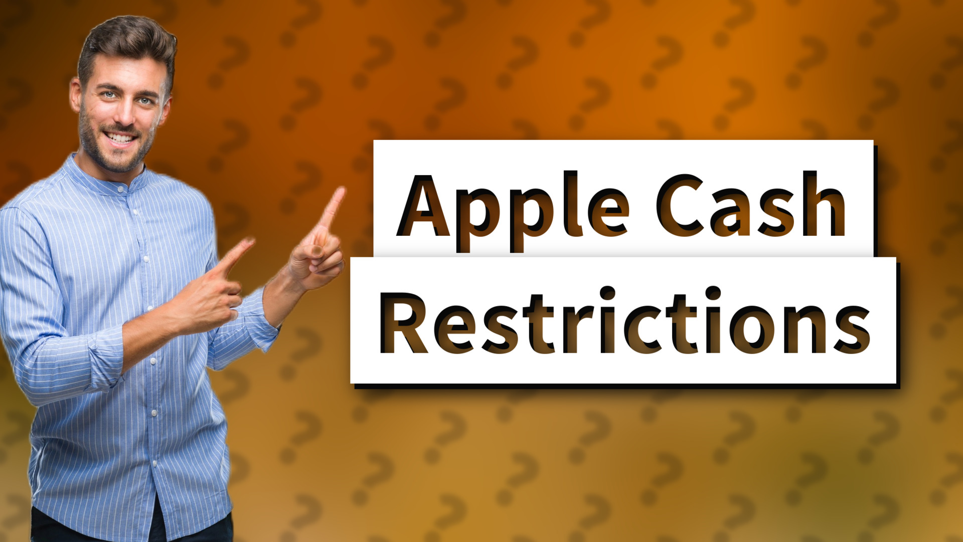 Apple Cash Restrictions