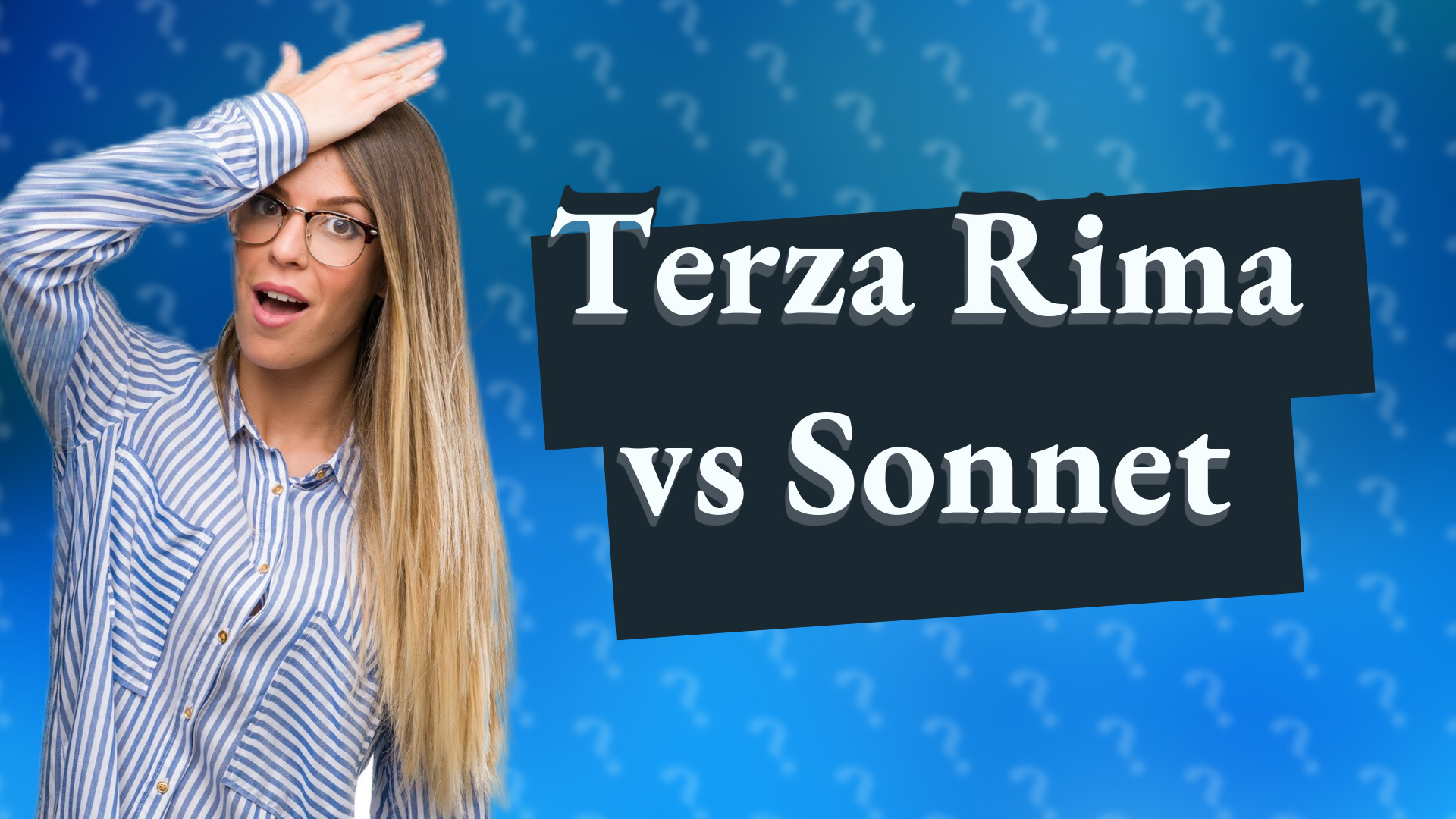Terza Rima vs Sonnet