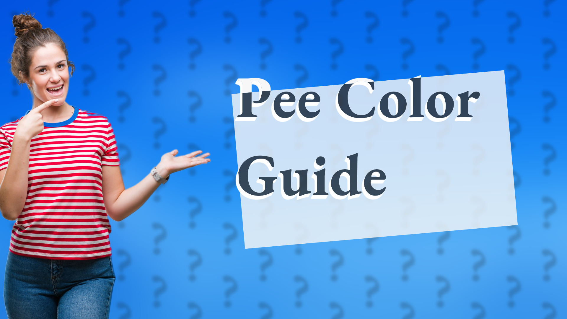 Pee Color Guide
