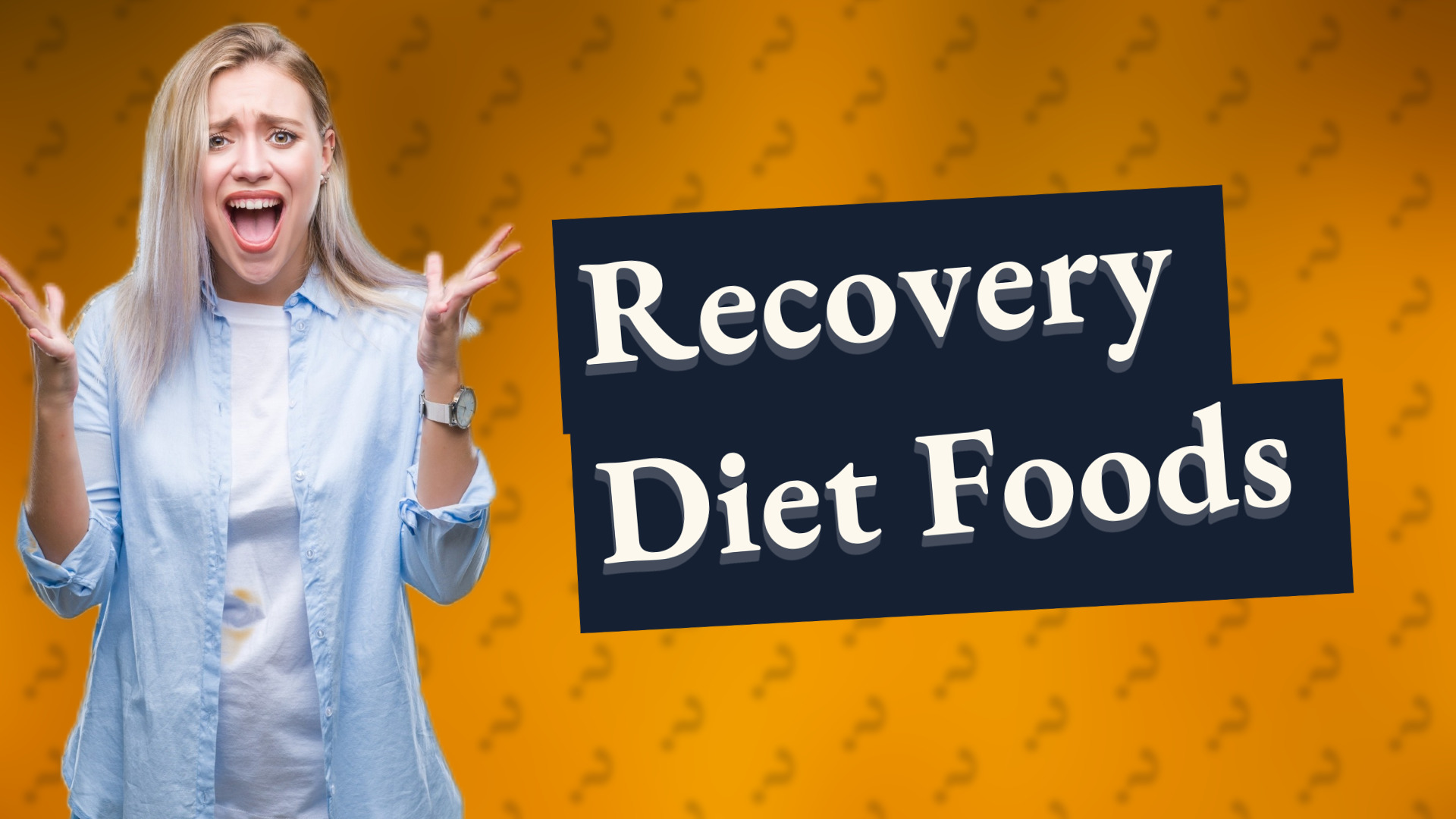 Recovery Diet Foods