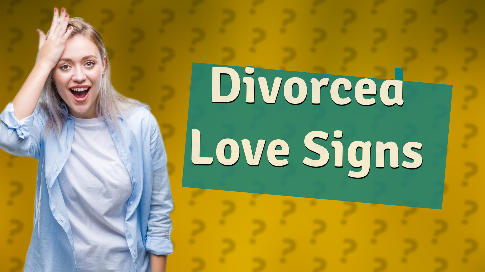 Divorced Love Signs