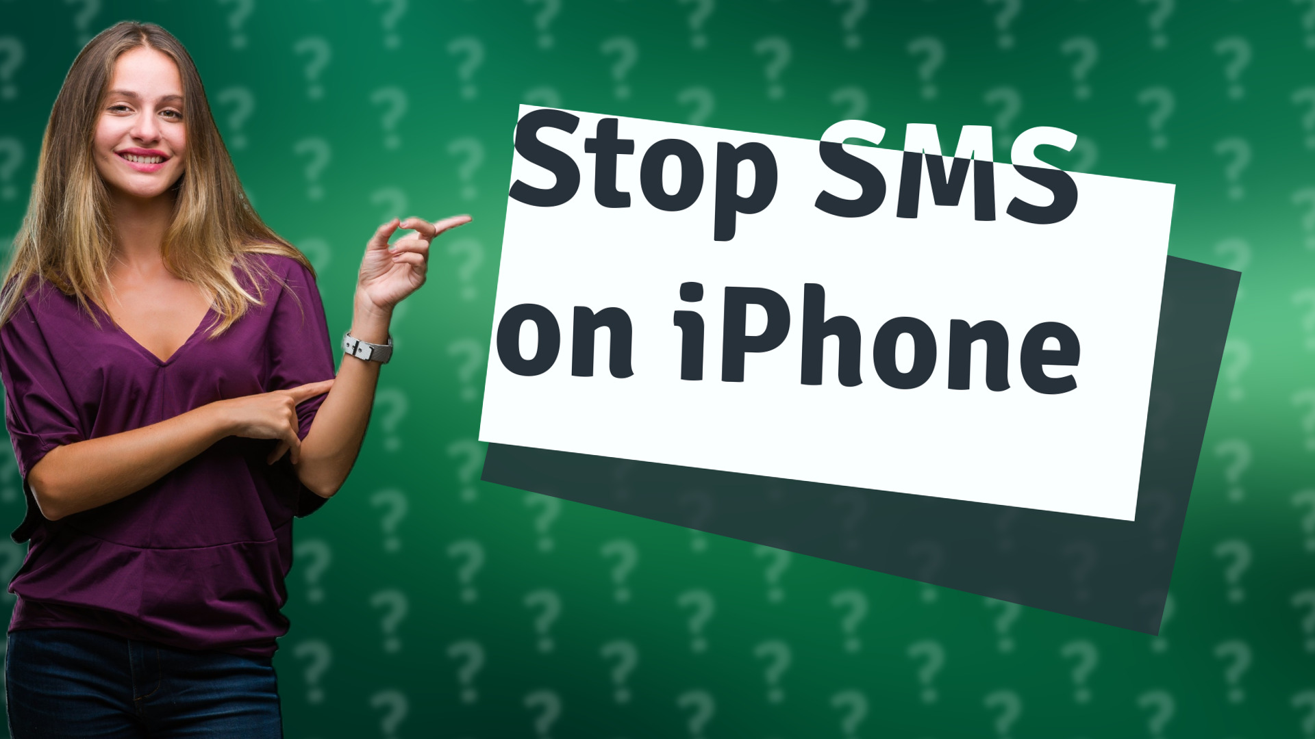 Stop SMS on iPhone