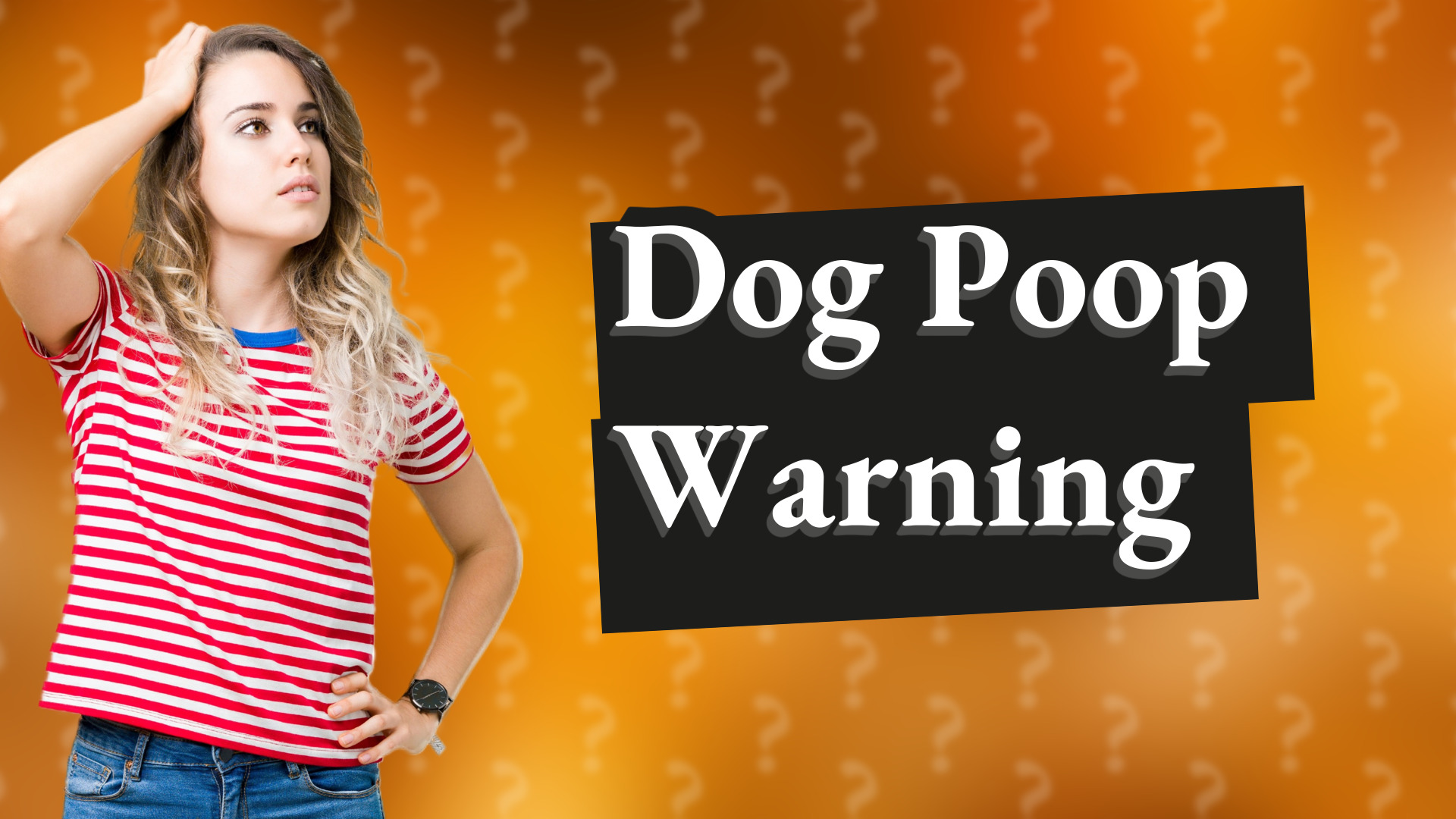 Dog Poop Warning