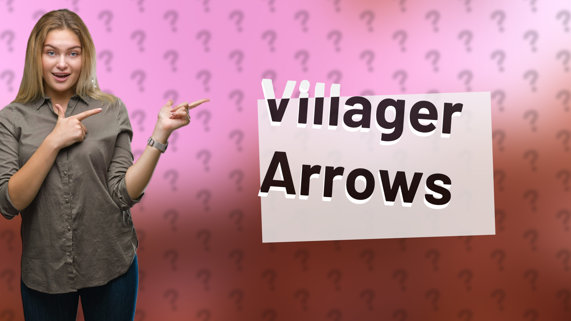 Villager Arrows