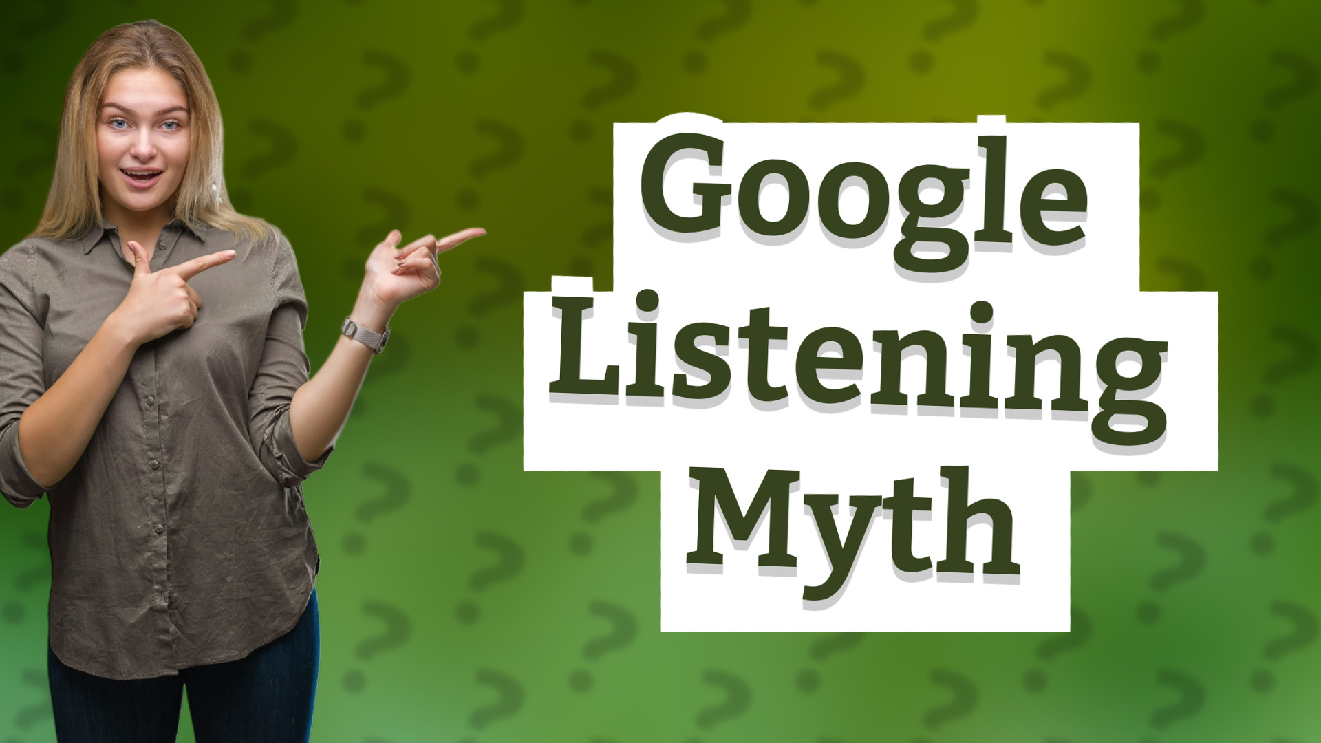 Google Listening Myth