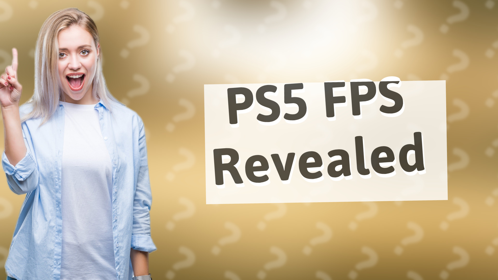 PS5 FPS Revealed