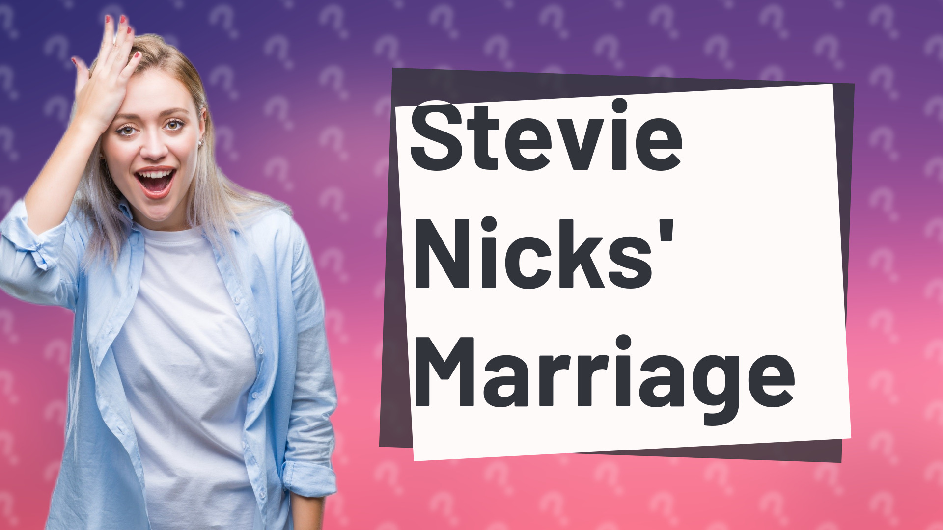 Stevie Nicks' Marriage