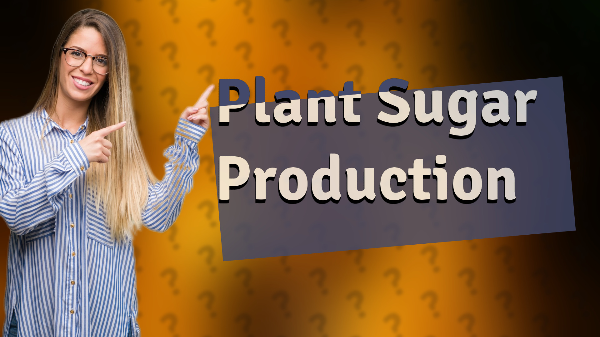 Plant Sugar Production