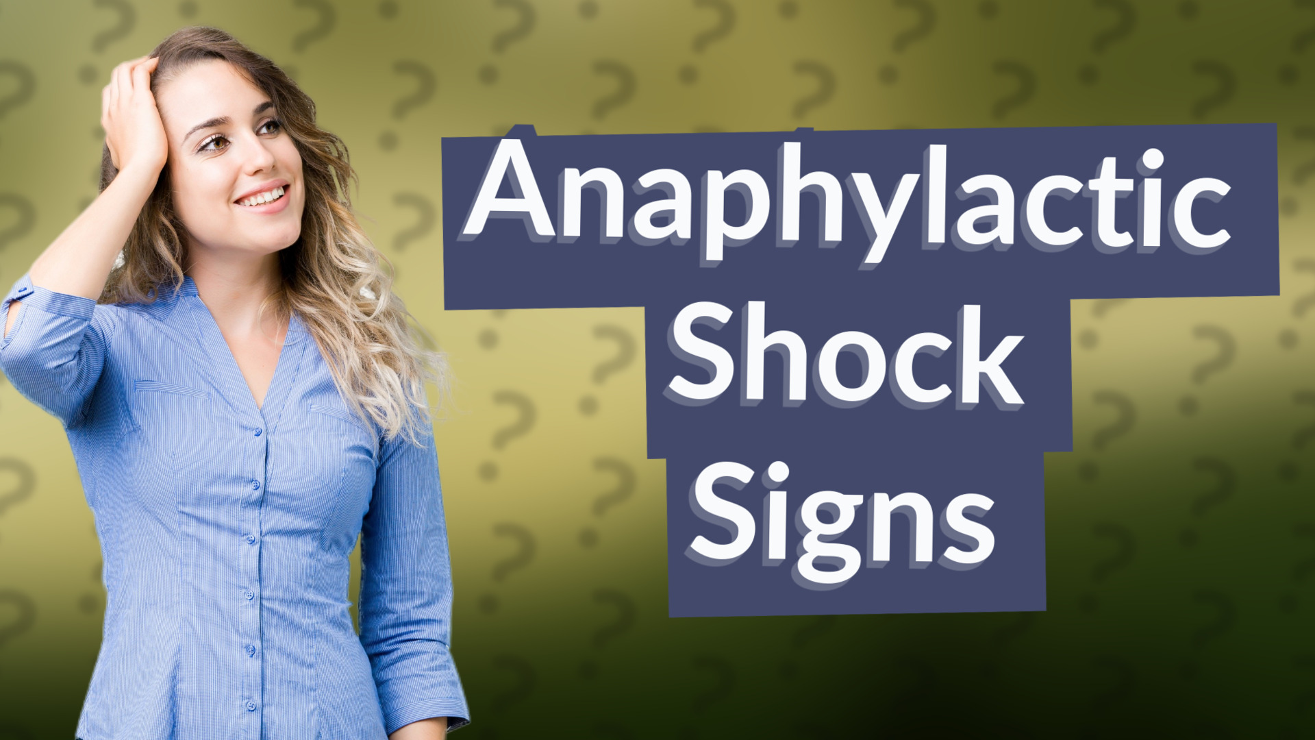Anaphylactic Shock Signs