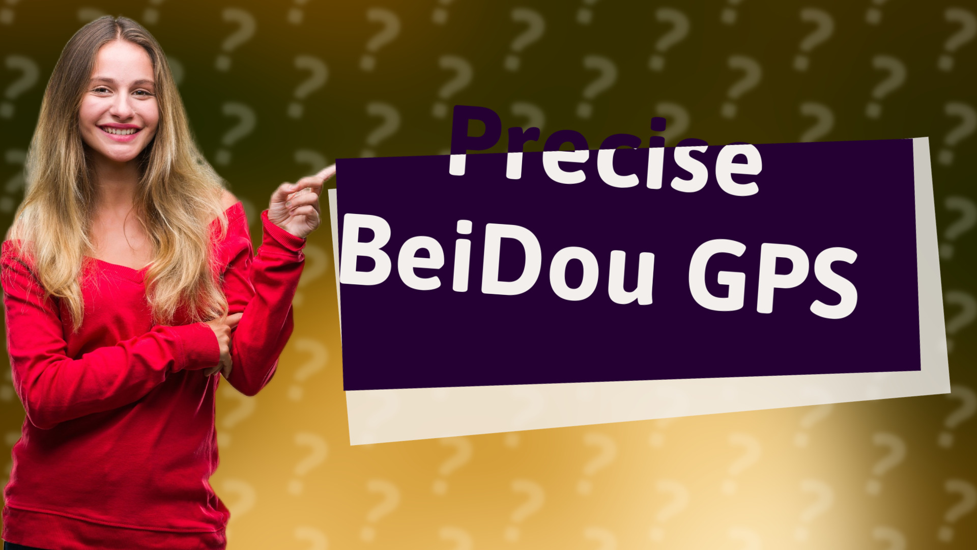 Precise BeiDou GPS