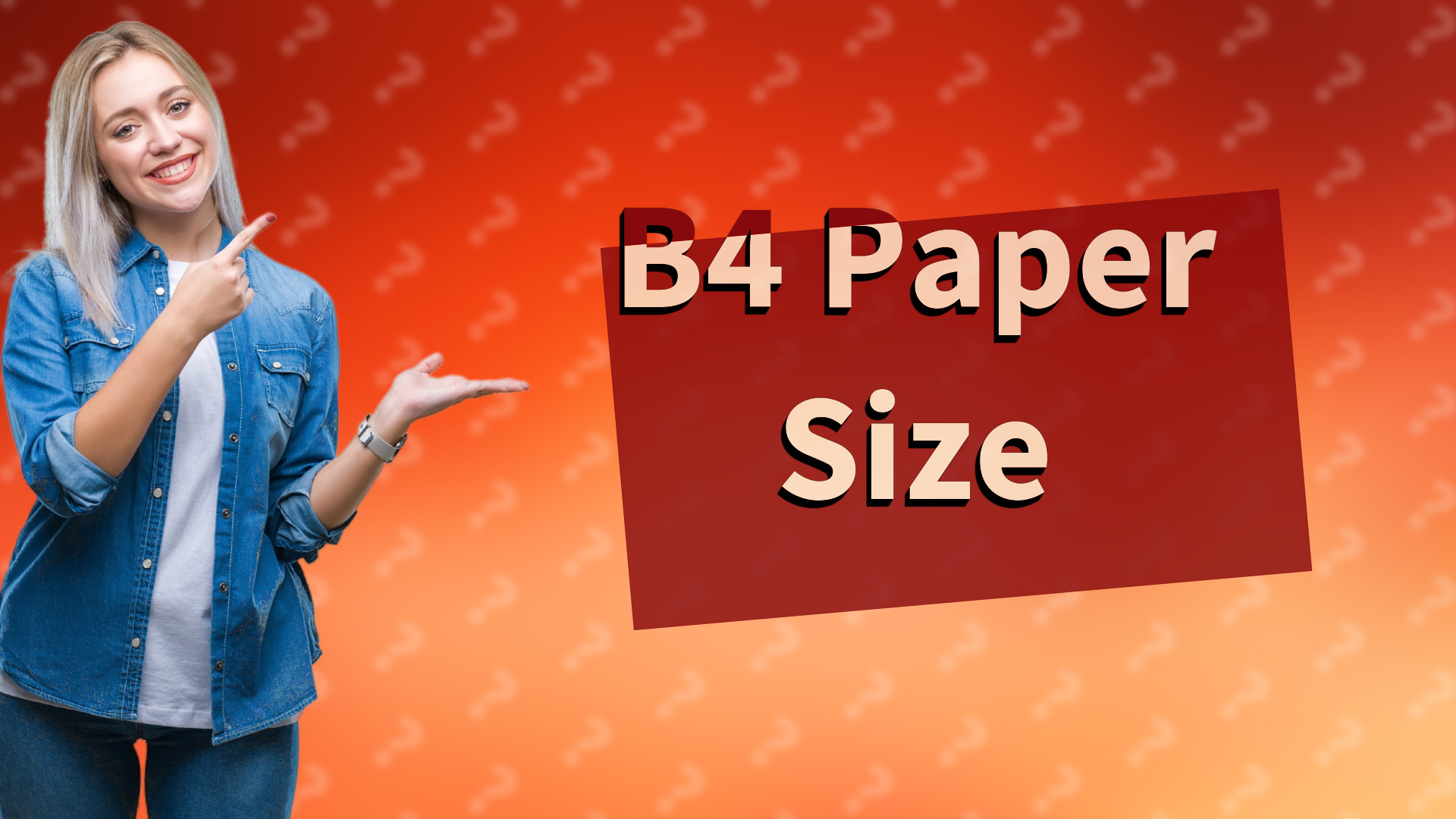 B4 Paper Size