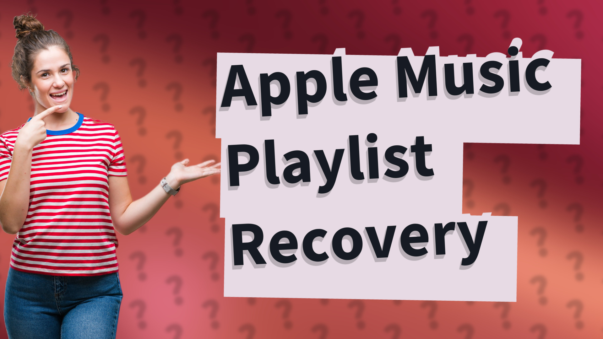 Apple Music Playlist Recovery