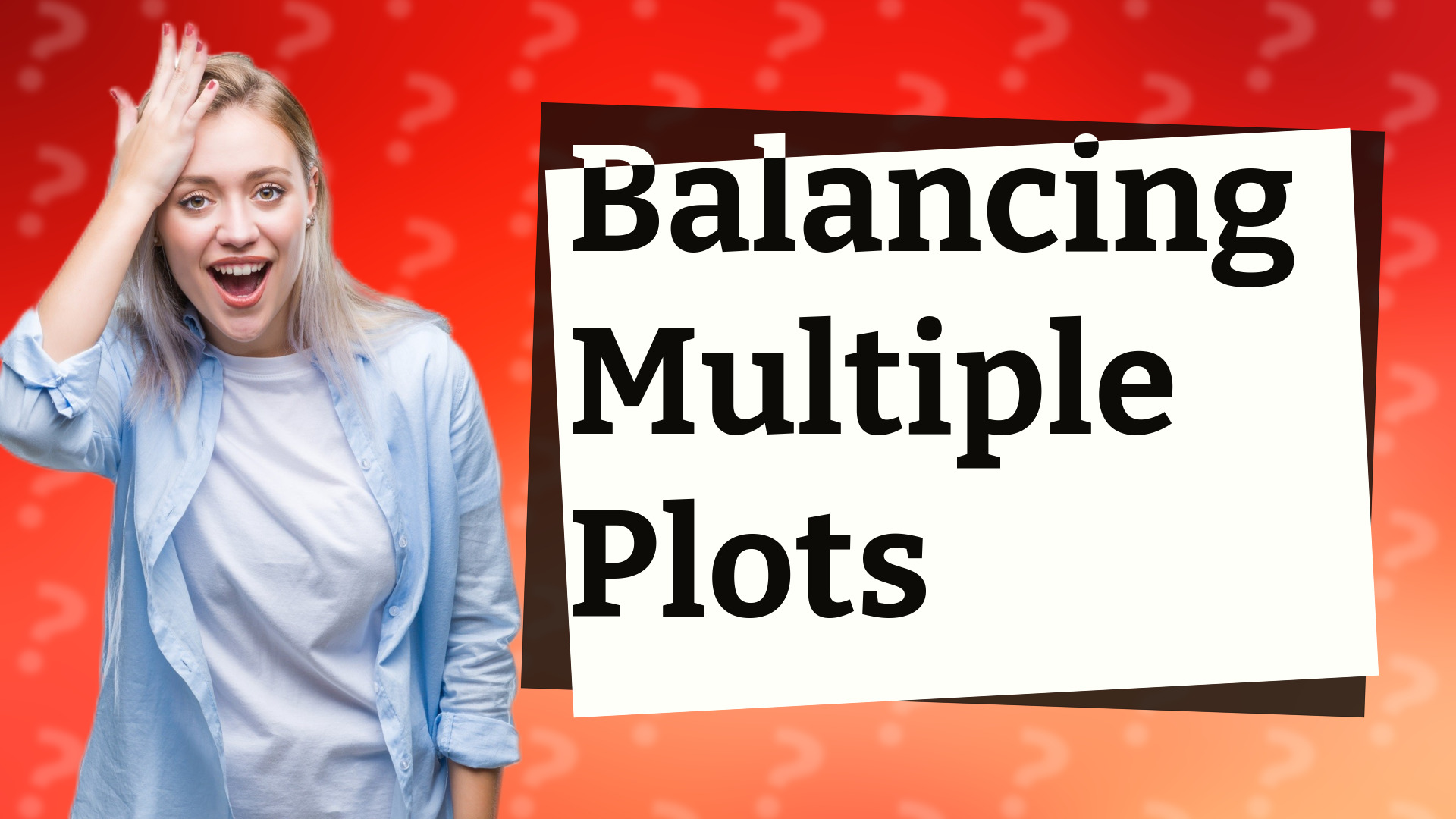 Balancing Multiple Plots