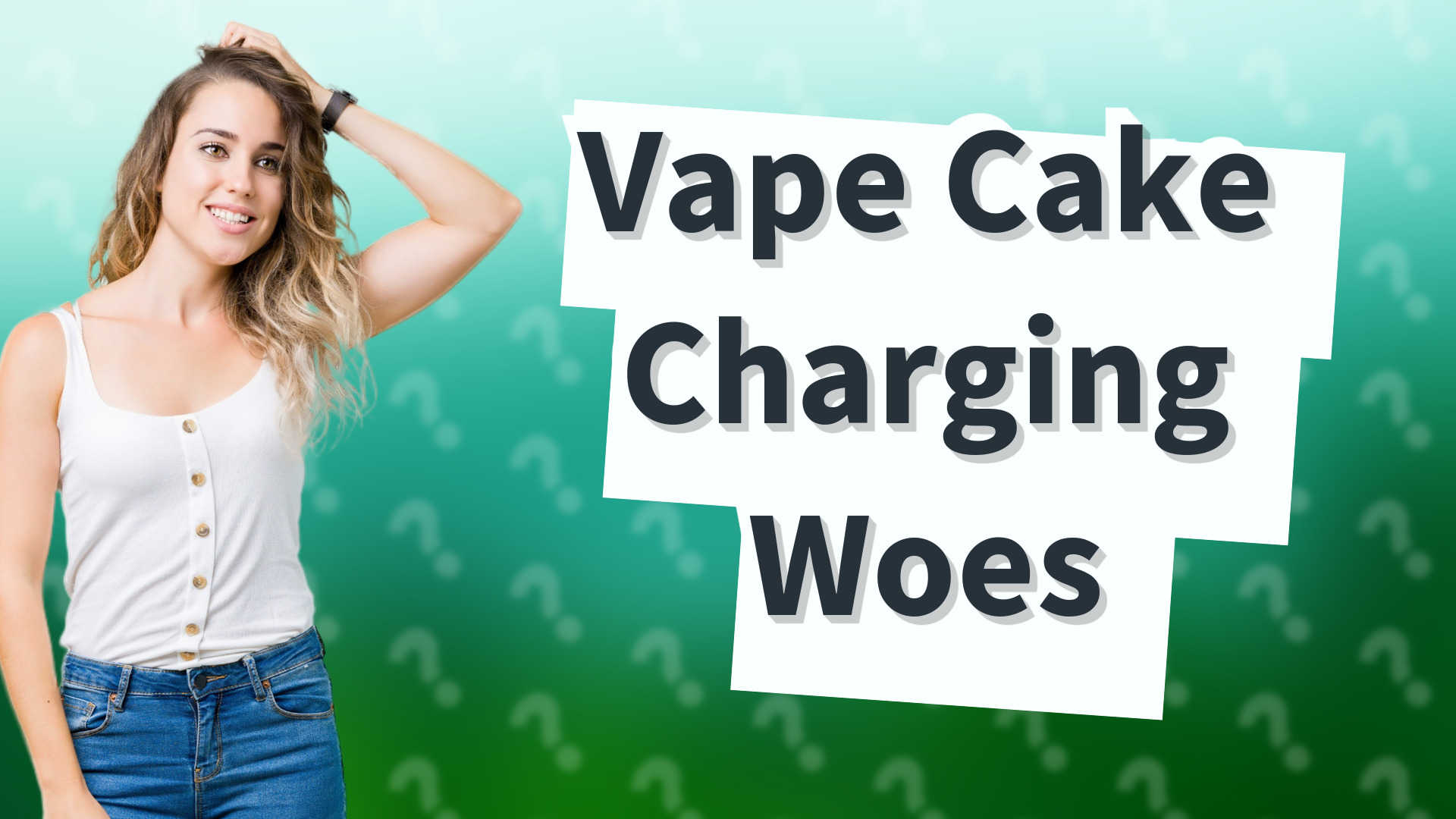 Vape Cake Charging Woes