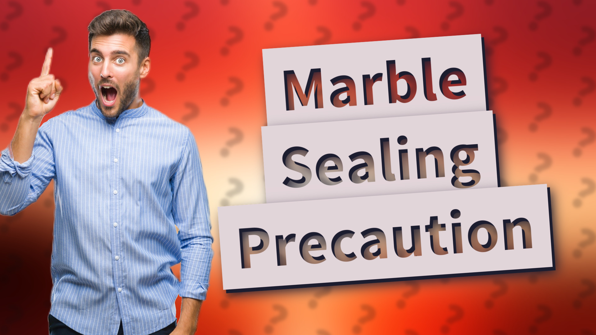 Marble Sealing Precaution