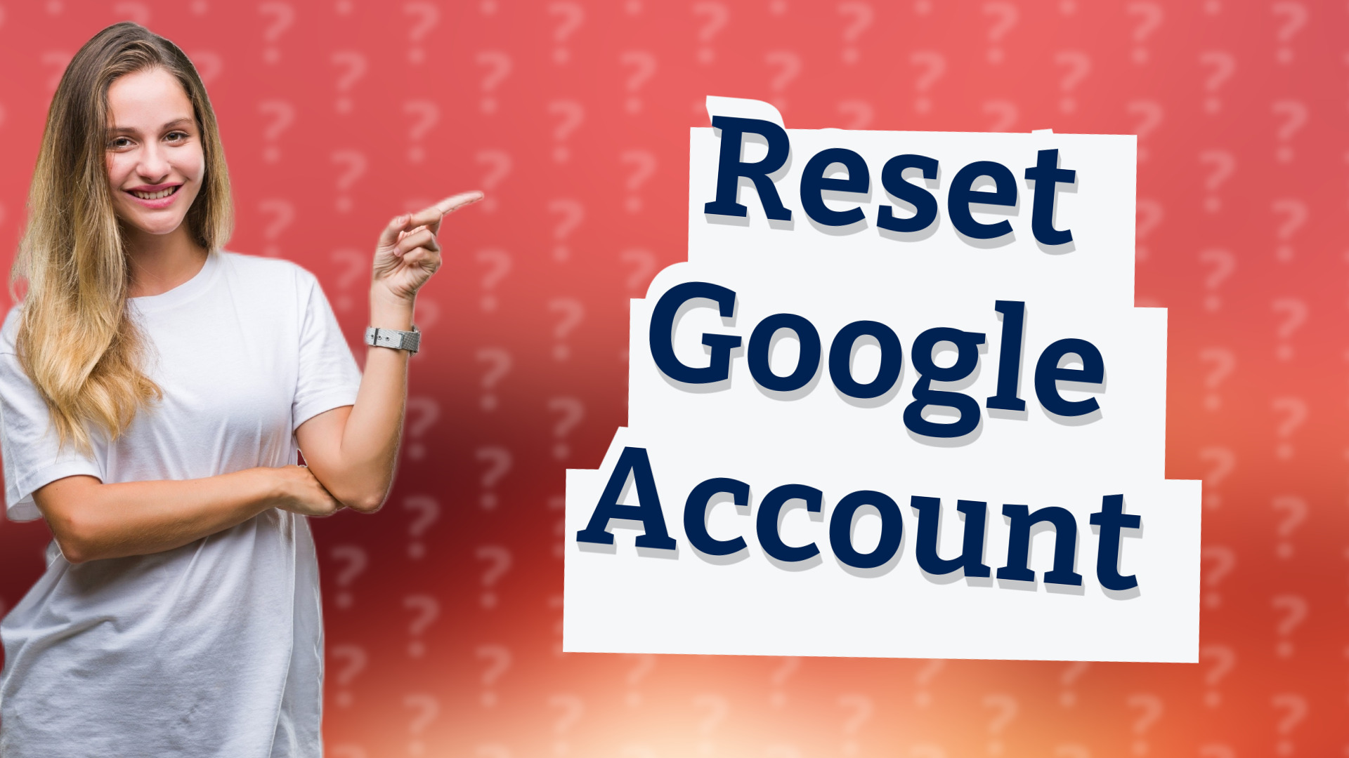 Reset Google Account