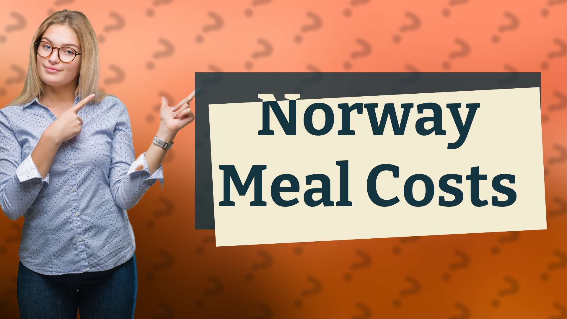 Norway Meal Costs