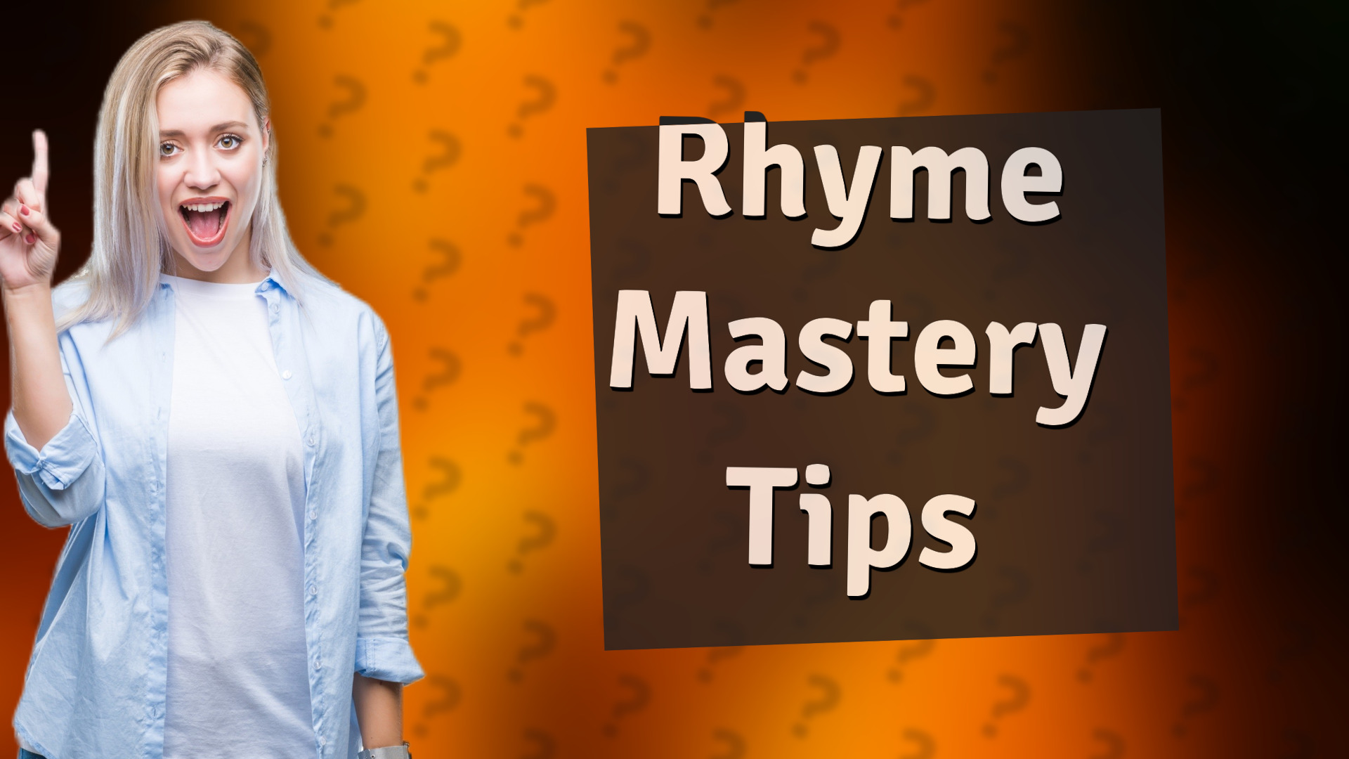 Rhyme Mastery Tips