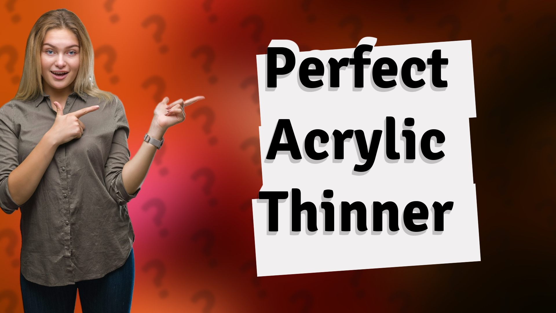 Perfect Acrylic Thinner