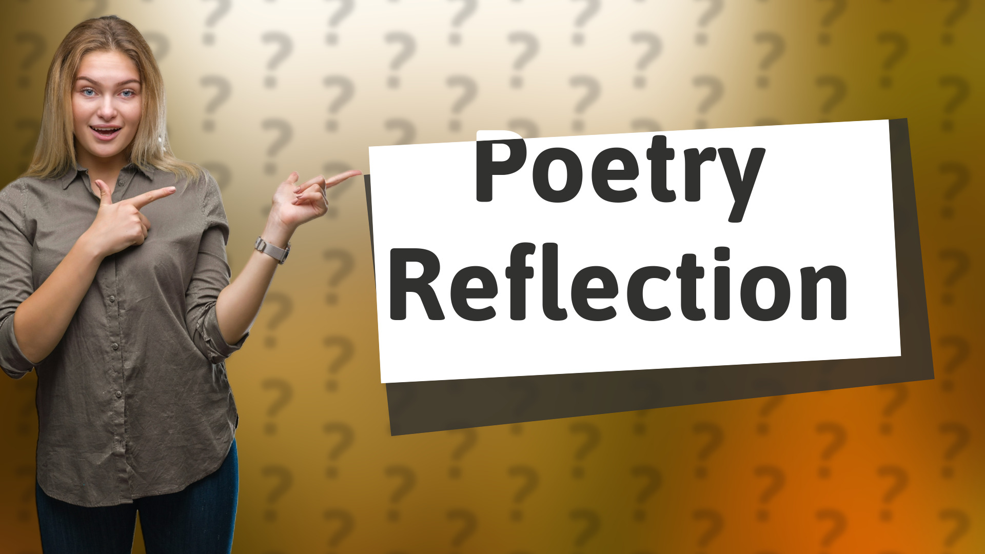 Poetry Reflection
