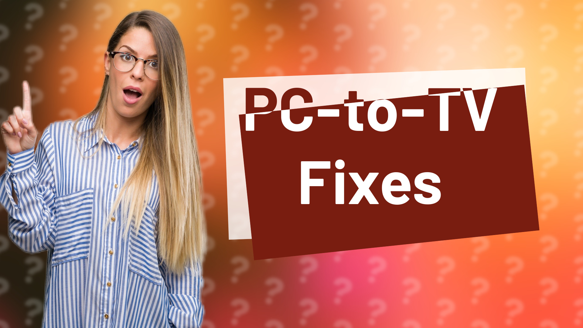 PC-to-TV Fixes