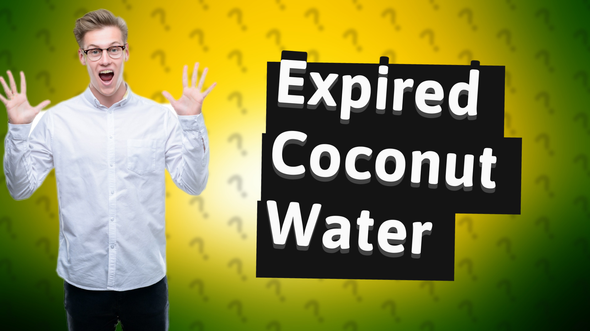 Expired Coconut Water
