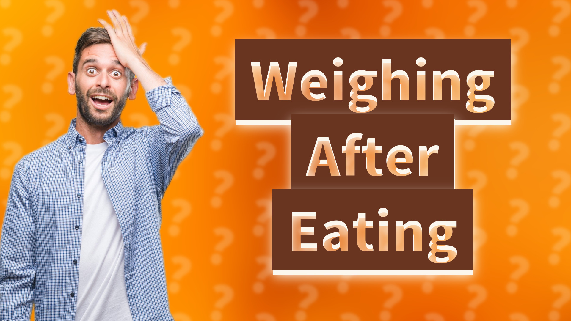 Weighing After Eating
