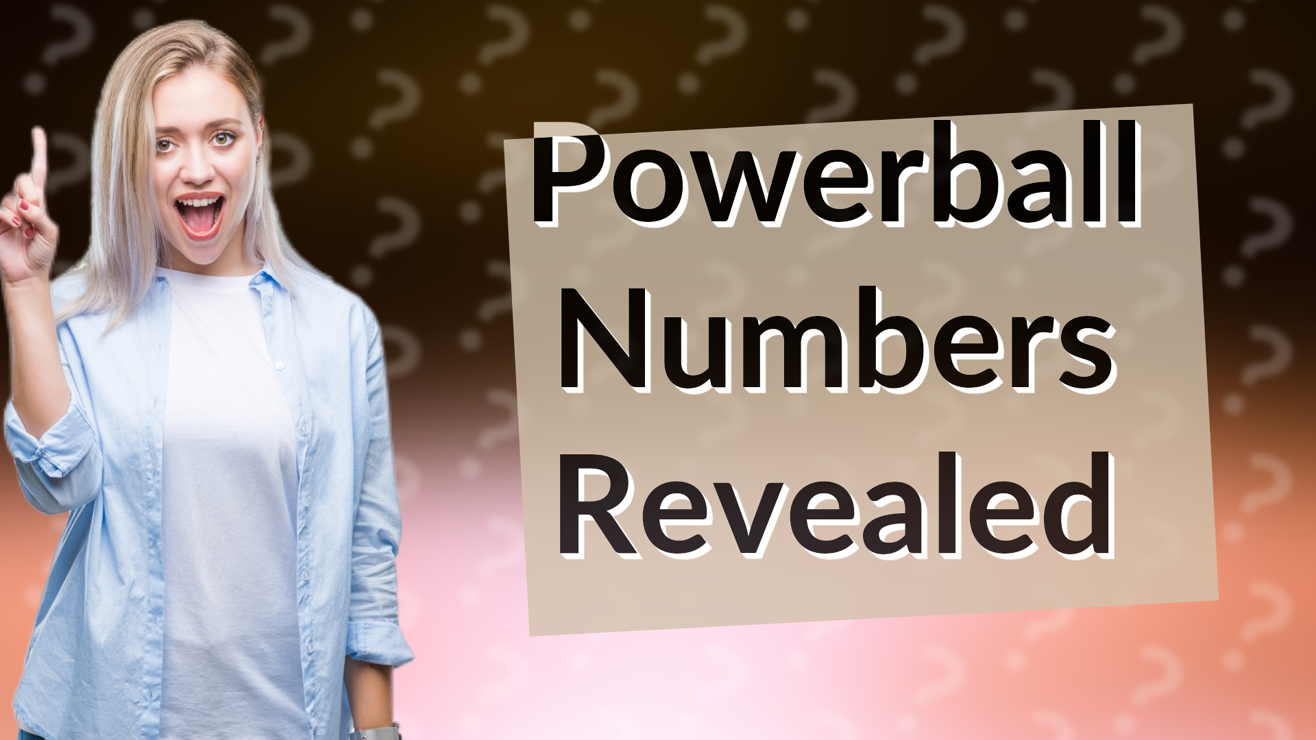 Powerball Numbers Revealed
