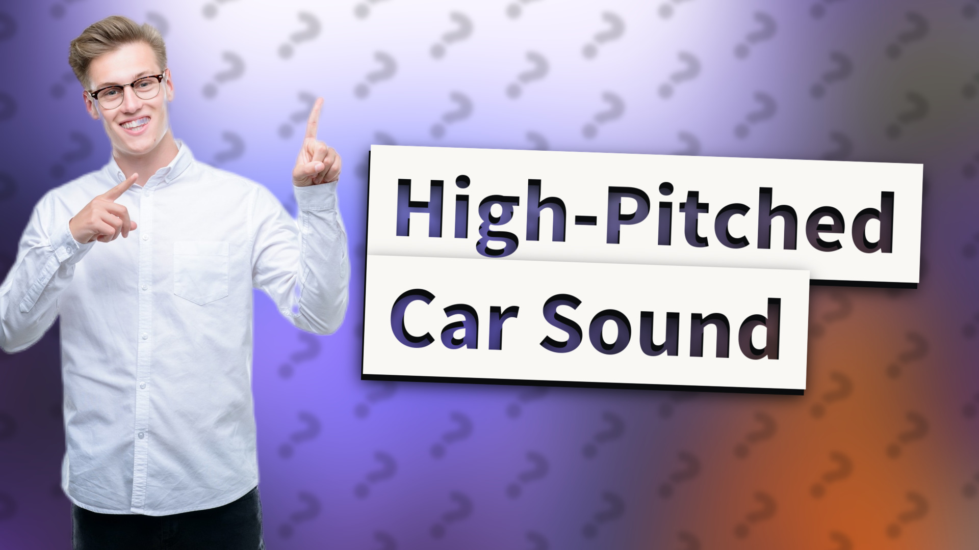 High-Pitched Car Sound