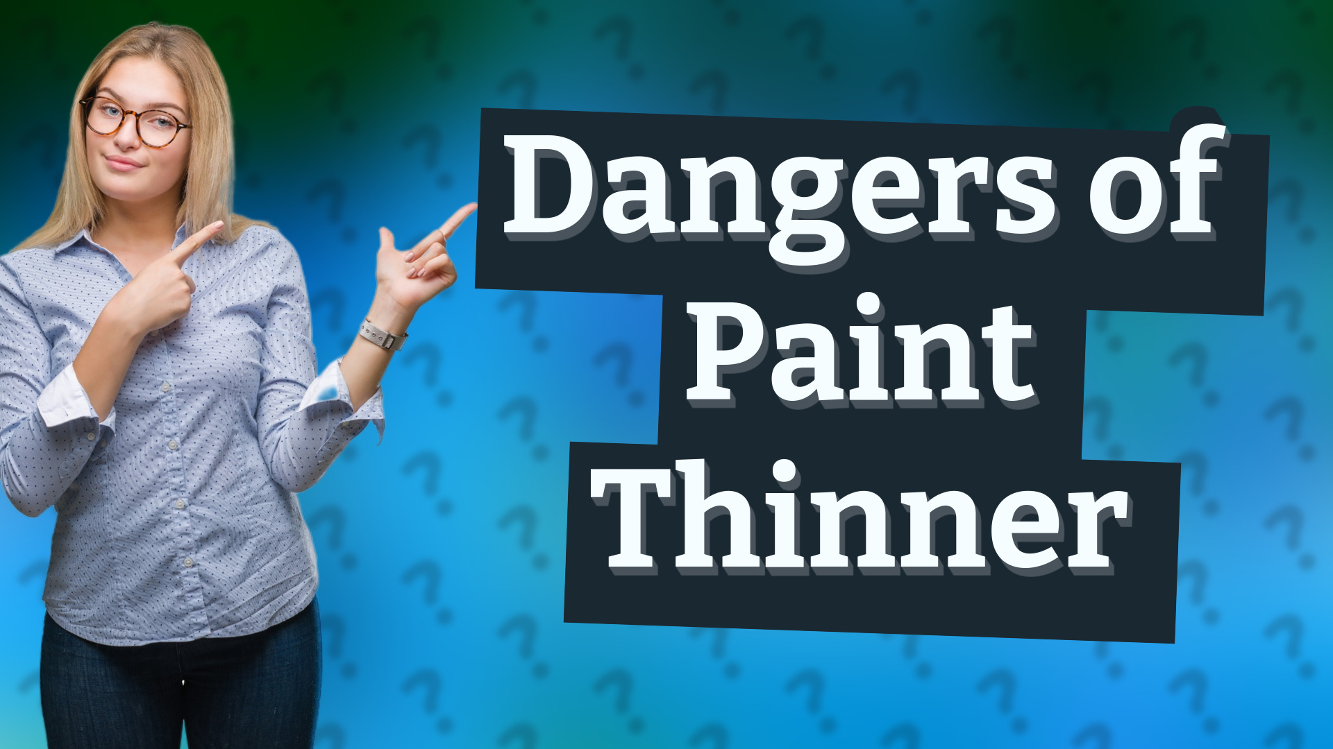 Dangers of Paint Thinner