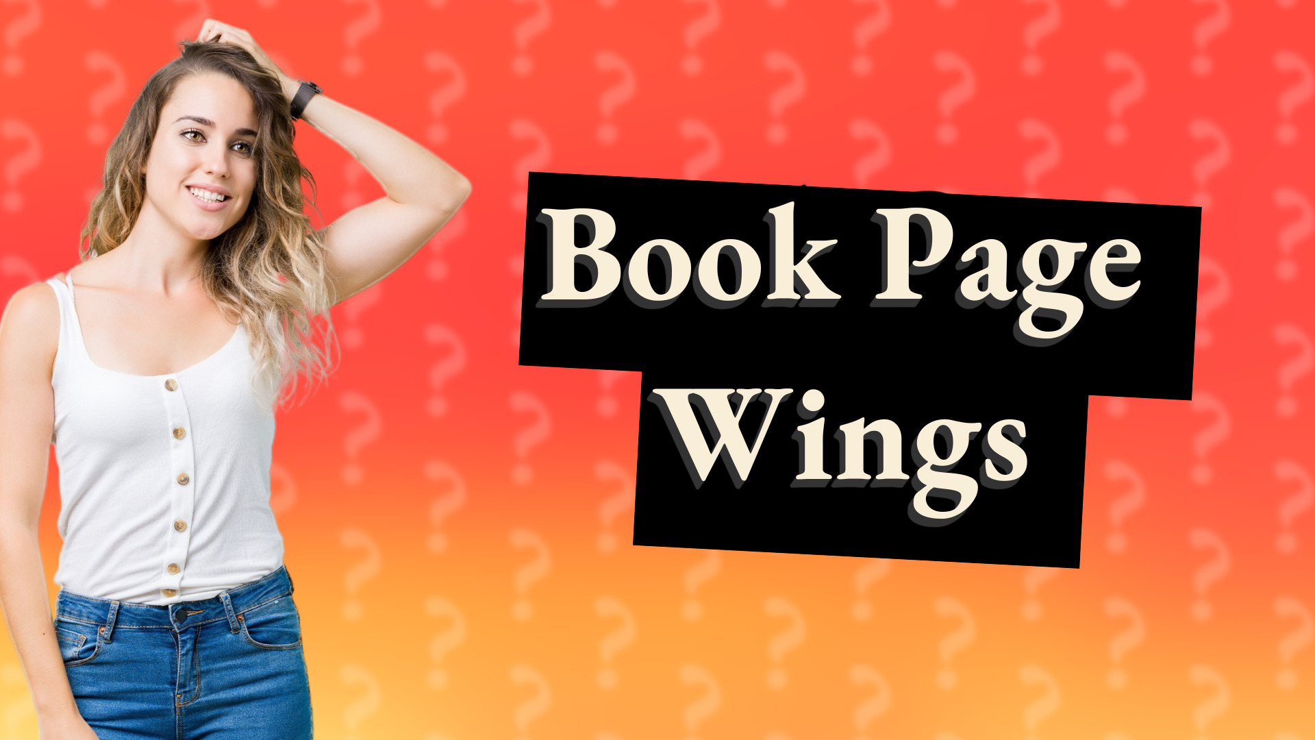 Book Page Wings
