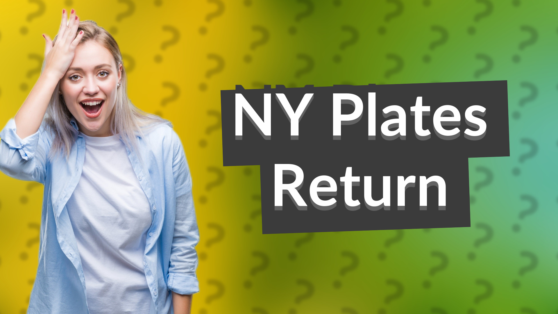 NY Plates Return