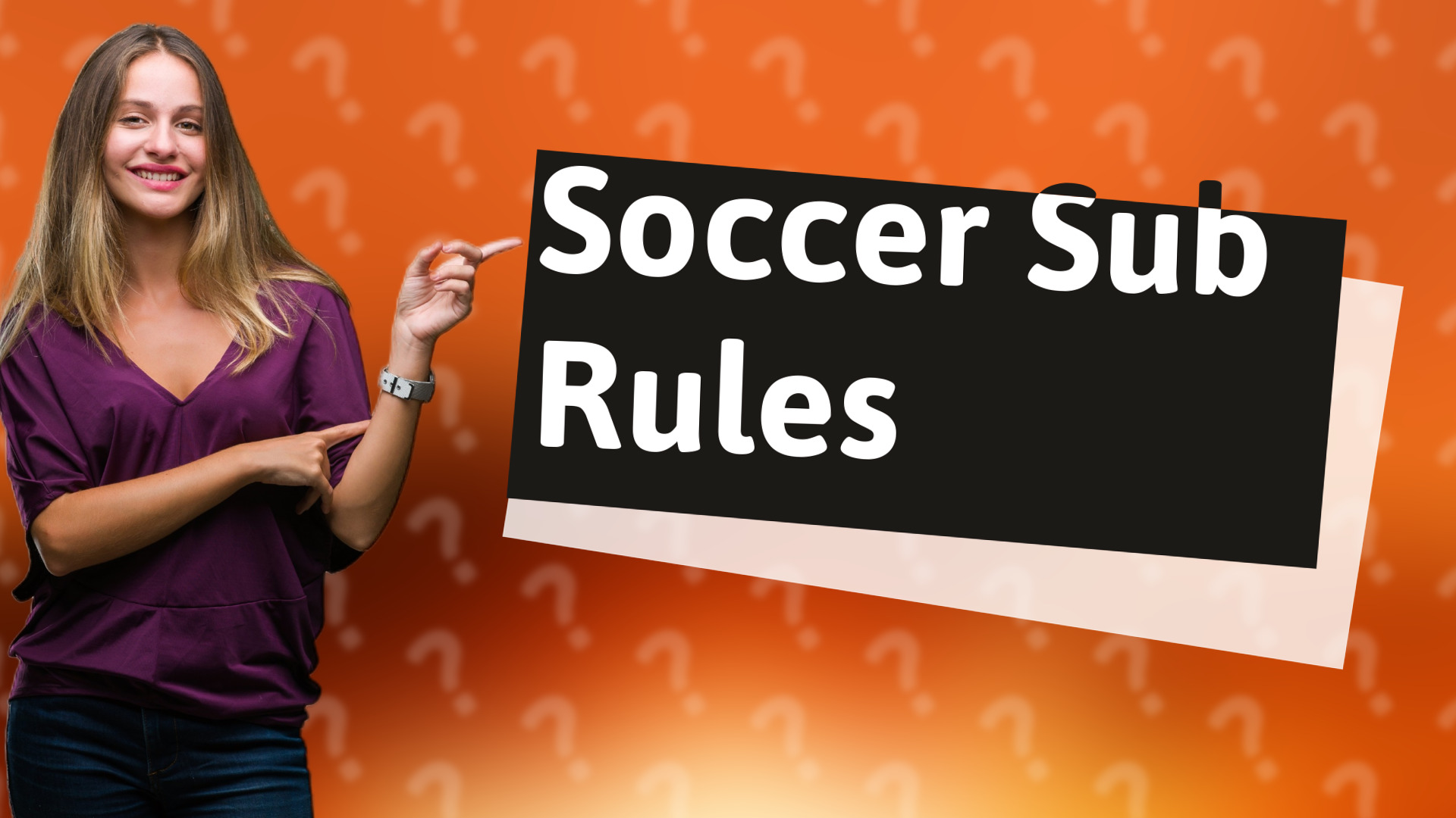 Soccer Sub Rules