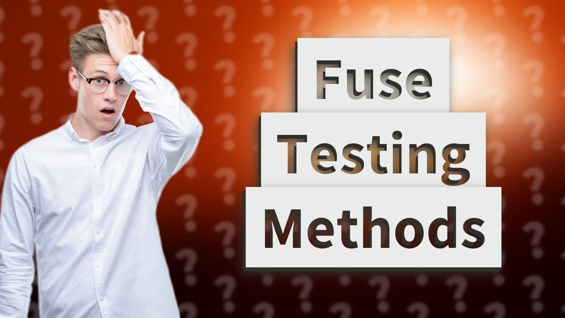 Fuse Testing Methods