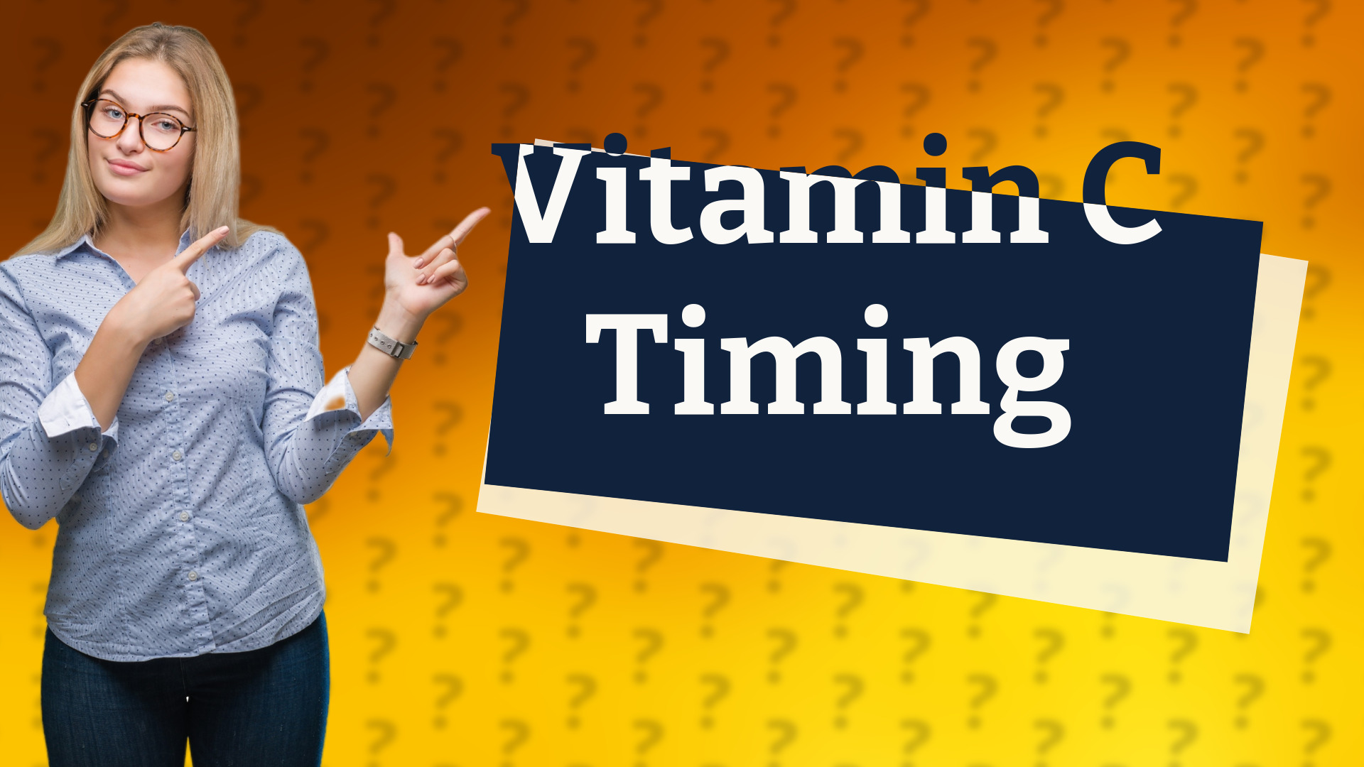 Vitamin C Timing