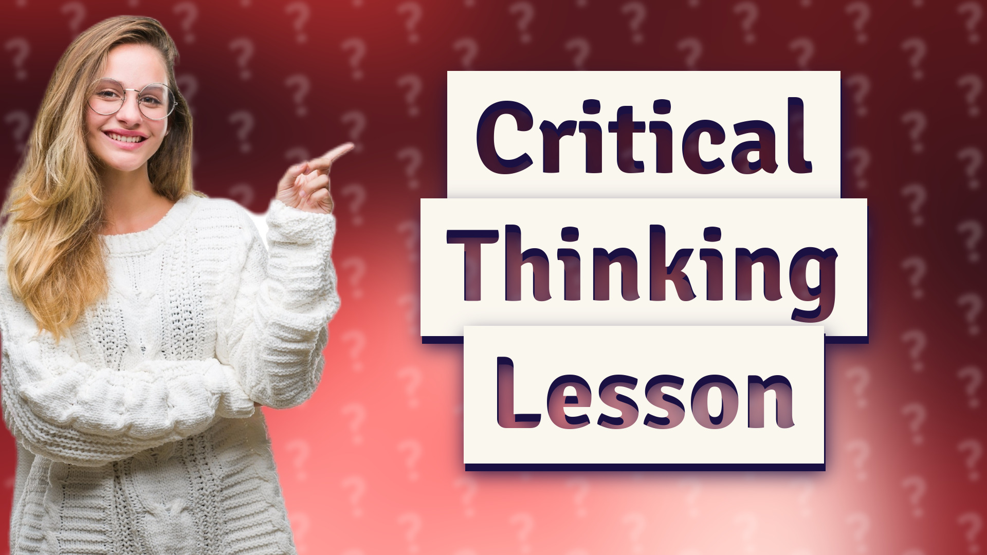 Critical Thinking Lesson