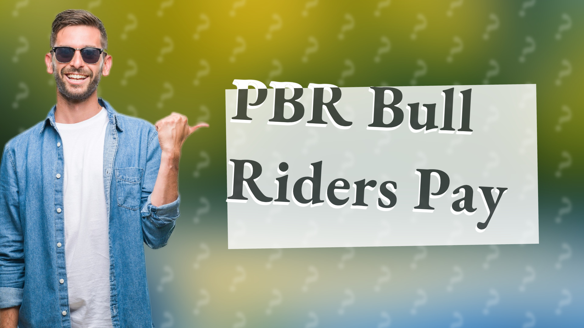 PBR Bull Riders Pay