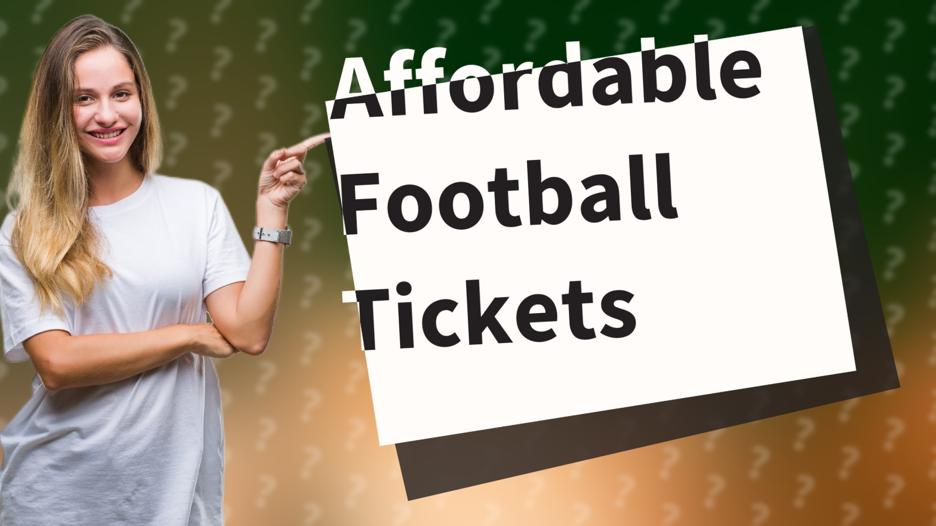 Affordable Football Tickets